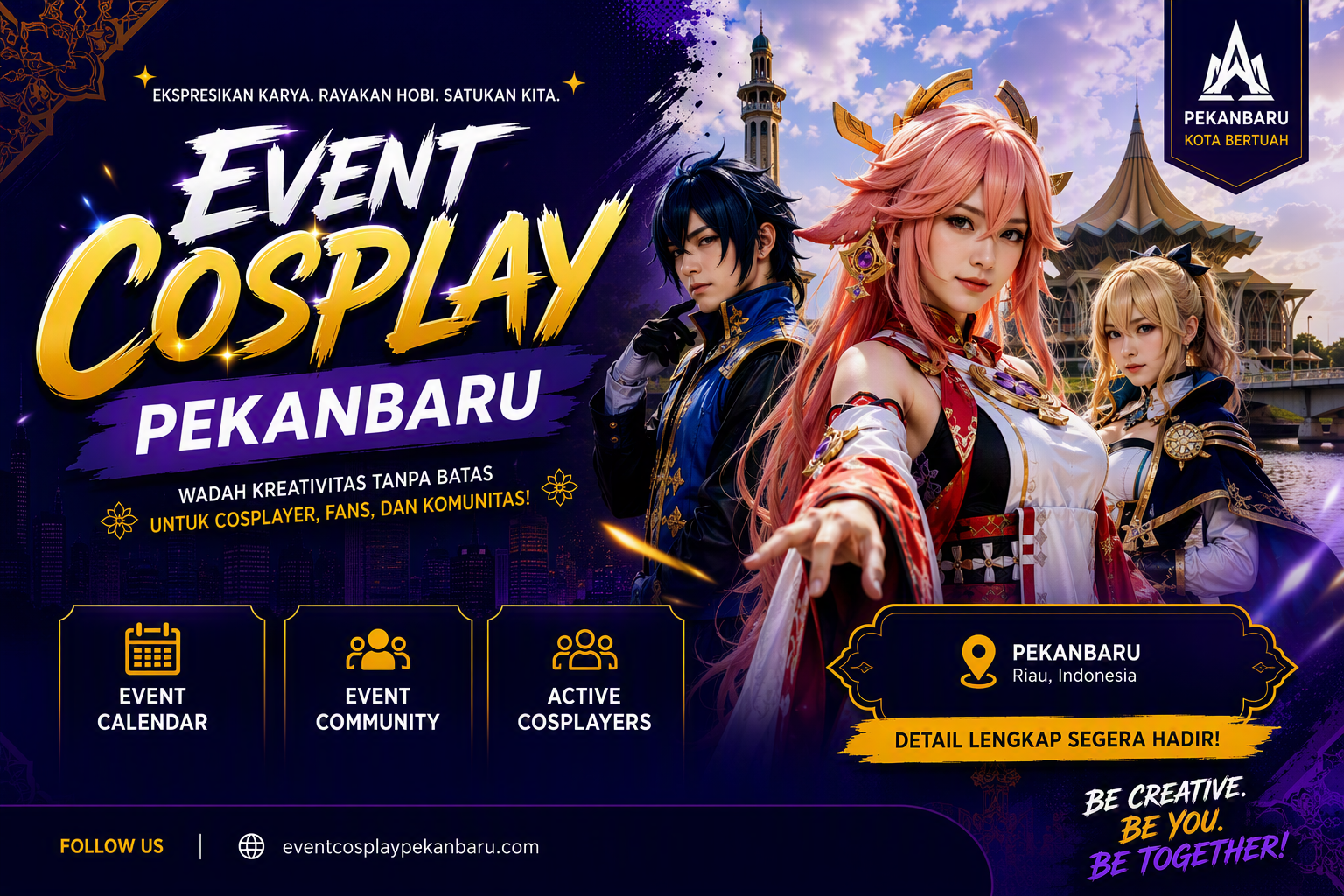 Spanduk Event Cosplay Pekanbaru