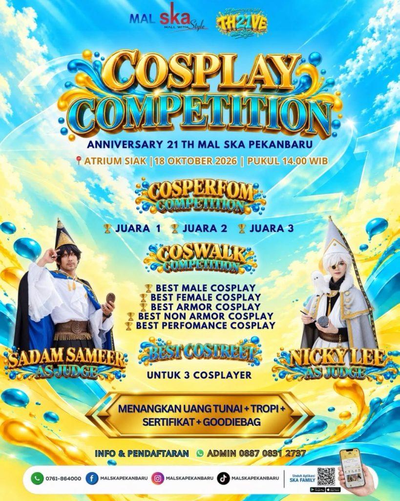 TH12VE Mal SKA Pekanbaru Anniversary Cosplay Competition
